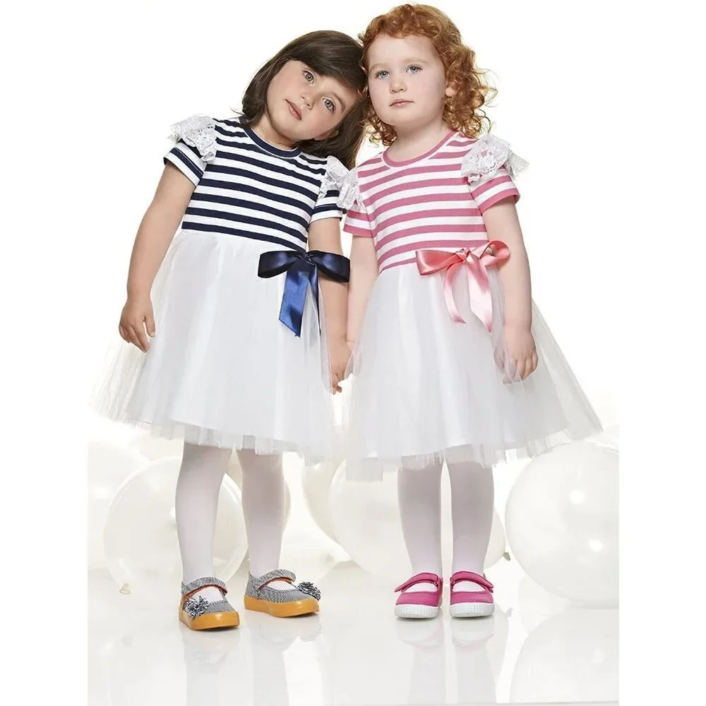 New Look Sewing Pattern 6331 Toddler Dress and‎ Stretch Knit Bodice Size 1/2-4
